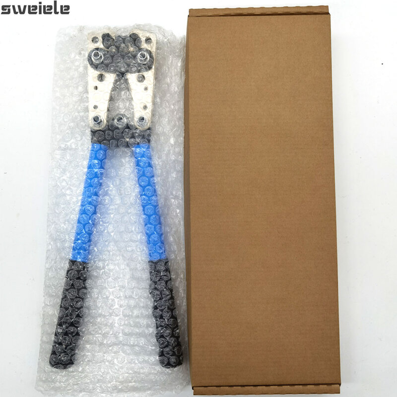 Crimping Plier 6-50mm AWG 22-10 Tube Terminal Crimper Multitool Battery Cable Lug Hex Crimp Tool Cable Terminal Plier Hand Tools