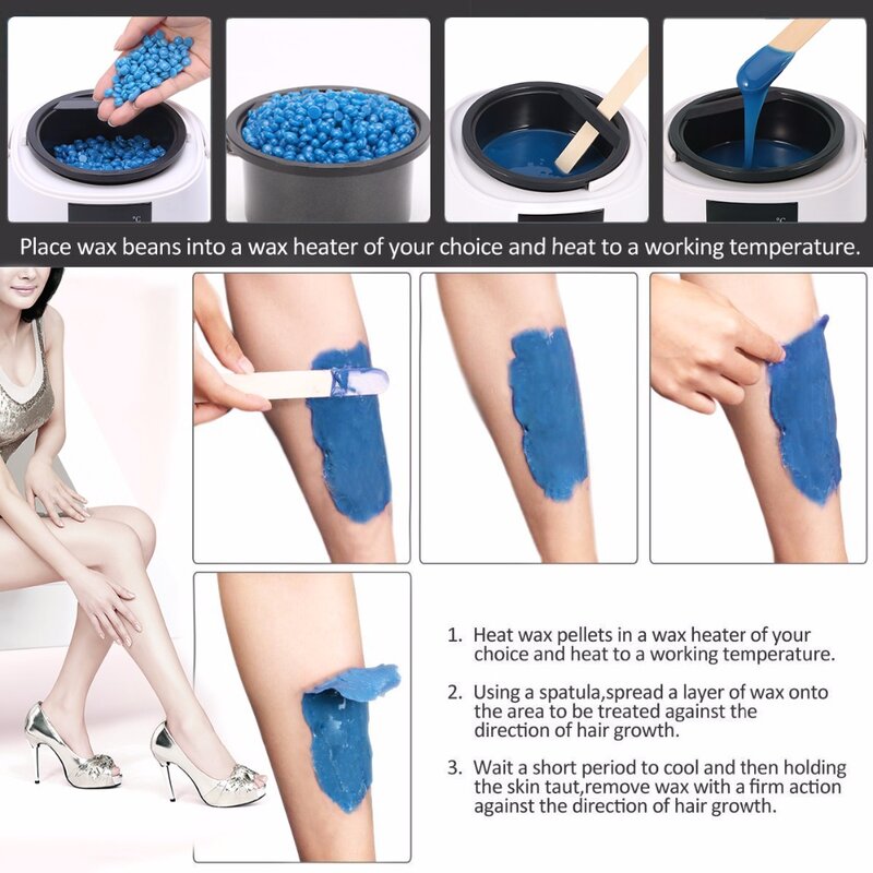 Hair Removal Tool Smart Professional Warmer Wax Heater SPA Hands Feet Epilator Depilatory Skin Care Paraffin Wax Machine Kit