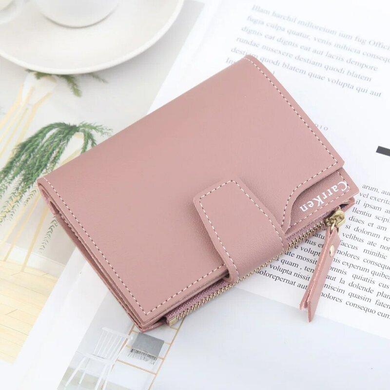 JIFANPAUL 2020 New ladies wallet Korean fashion vertical zipper card holder multifunctional short buckle coin purse