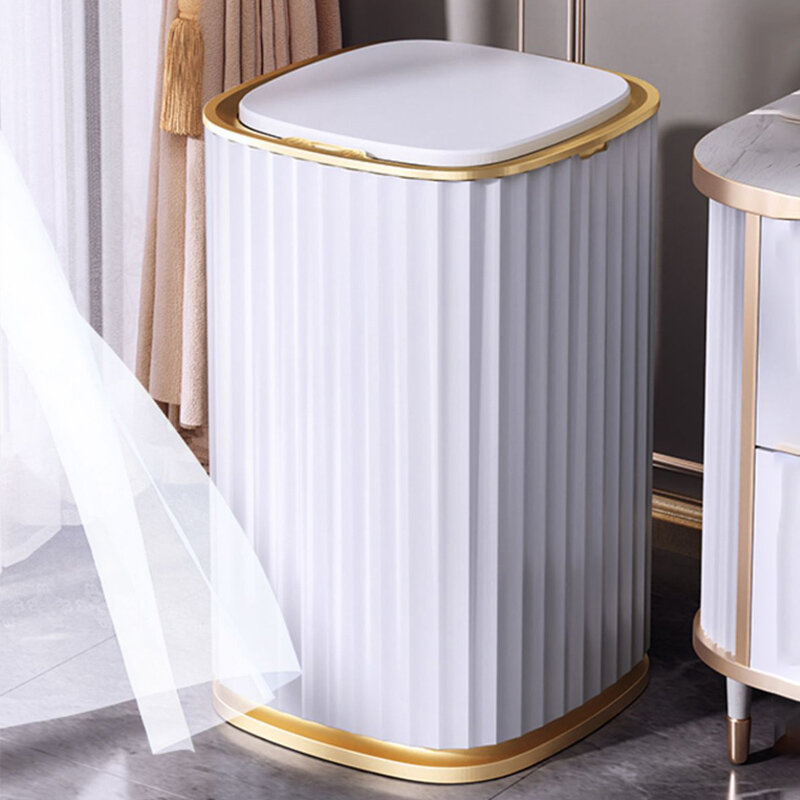 Joybos Automatische Mülleimer für Küche Badezimmer Smart Mülleimer Automatische Induktion Wasserdichte Lagerung Eimer für Hause