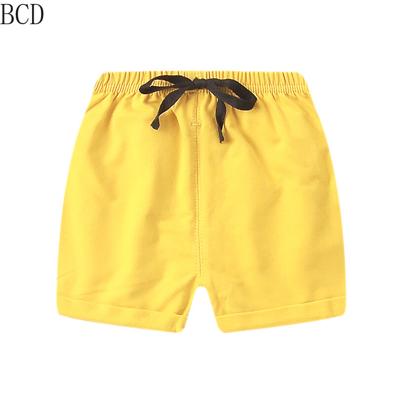 1-5Y Kids Summer Shorts Cotton Shorts for Boys Girls Candy Color Shorts Baby Panties Kids Beach Sport Short Pants Baby 2021
