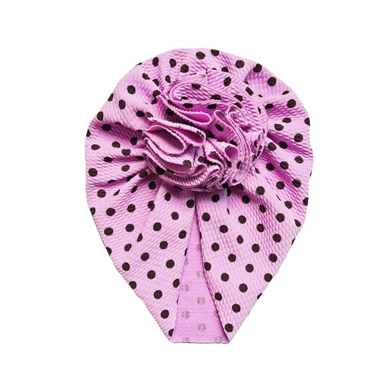 Tiara de bebê com laço elástico, faixa de cabelo floral fofa para meninas, recém-nascidos, turbante, acessórios para cabelo, 1 peça