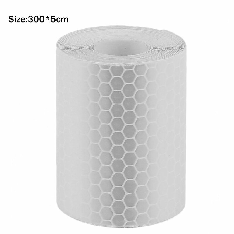 5cmx3m Safety Mark Reflective Tape Stickers For Bicycles Frames Motorcycle Self Adhesive Film Warning Tape Reflective Film