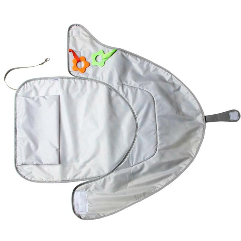 Kuulee 3-In-1 Multifunctionalแบบพกพาเด็กทารกพับปัสสาวะกระเป๋าผ้าอ้อมกระเป๋ากันน้ำOxfordผ้า