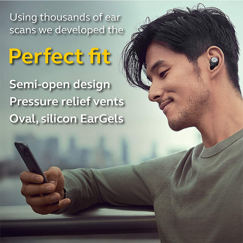 Obsługi Jabra Elite 85t oryginalne słuchawki bezprzewodowe Bluetooth słuchawki sportowe zestaw słuchawkowy z redukcją szumów muzyka słuchawki do gier Ipx5 wodoodporna