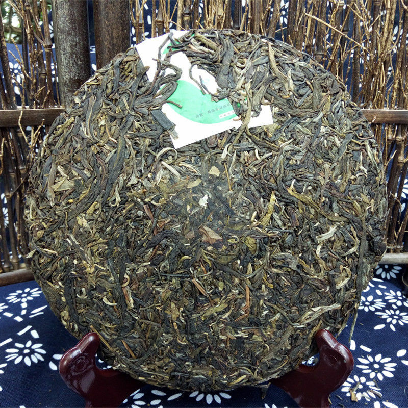 2008 года Meng Hai Ban Zhang King Banzhang Старое дерево сырой чай Shen 357 г GD65