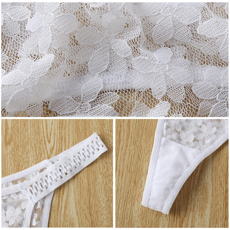 1pcs Sexy Panties Women Thongs Lace Underwear For Women Female T-back G-string Underpants New Sale Ladies Intimates BANNIROU