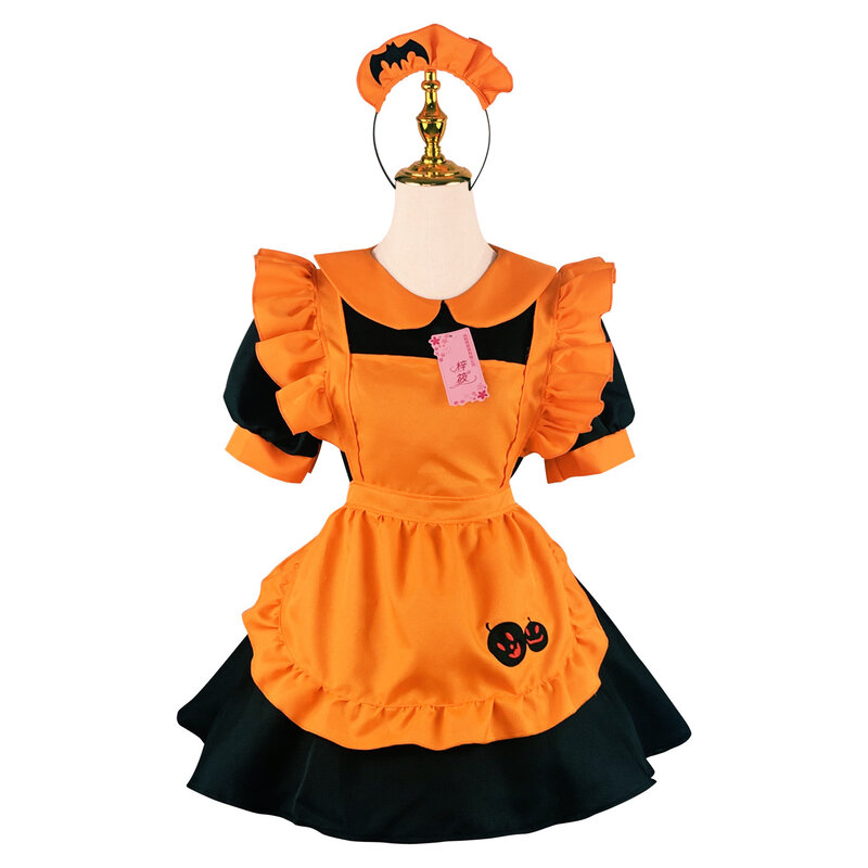 Halloween vampiro abóbora cosplay traje lolita maid trajes senhoras animação mostrar vestido trajes de halloween para adultos