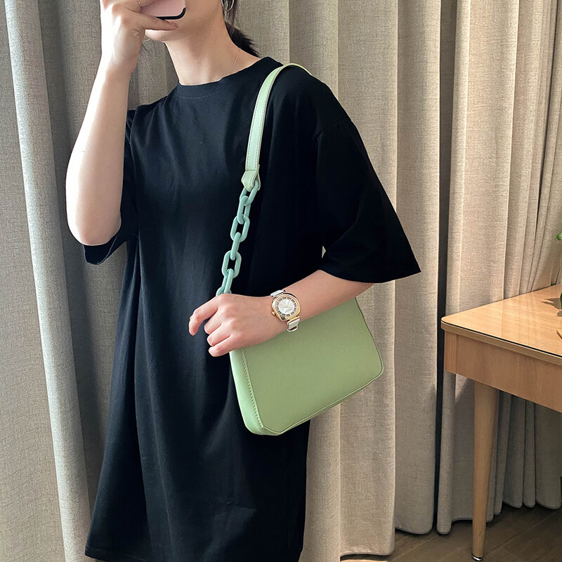 Women Fashion Shoulder Bag Shopping Totes Top-handle Female Shopping Purses PU Leather Casual Handbag Evening Clutch Solid