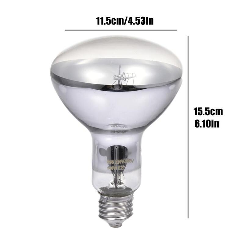 Lampu Pemanas Hewan Peliharaan UVA + UVB E27 Bohlam Lampu Panas Penyu Lampu Reptil Ayam Brooder Hewan Peliharaan 80W/100W/160W Lampu Emitor Panas Meningkatkan