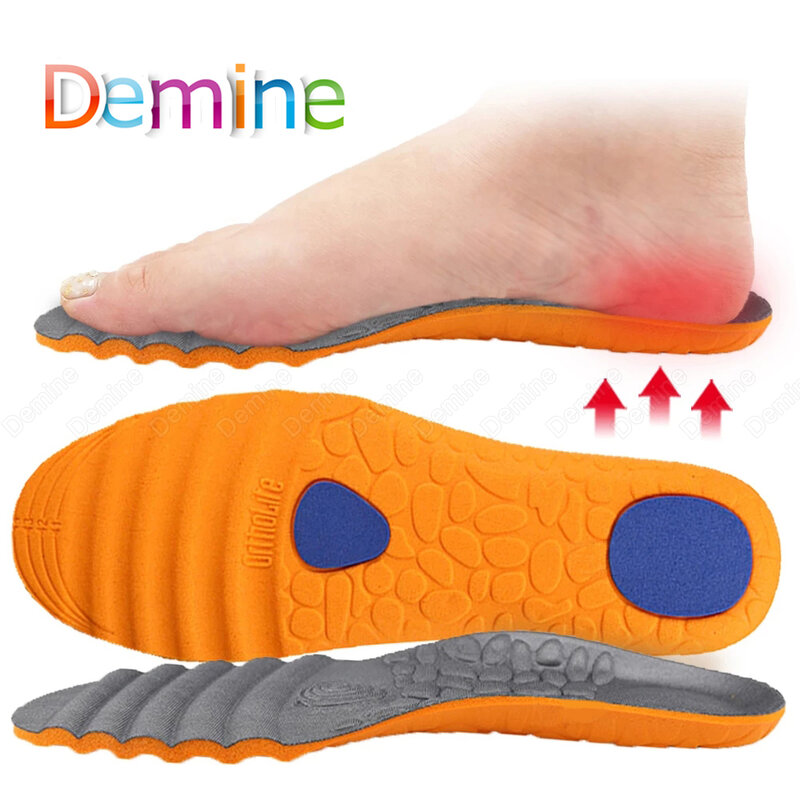 Solette da corsa sportive in Memory Foam per Sneakers supporto per arco solette ortopediche per scarpe inserti per il sudore massaggiatore per piedi Unisex