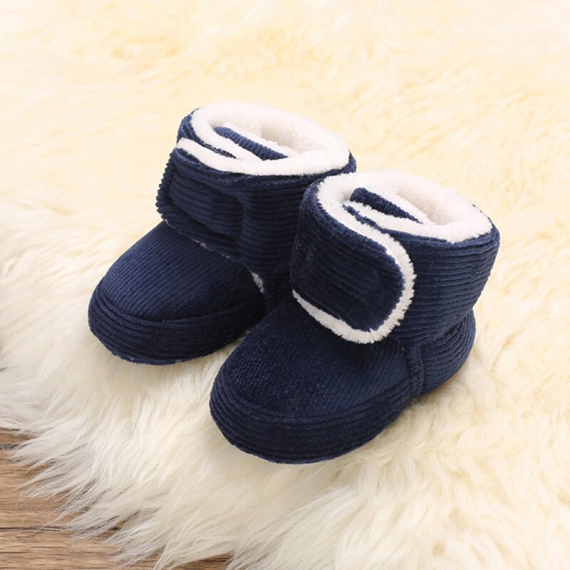 Botas cálidas de algodón para recién nacidos, zapatos antideslizantes de suela suave, para otoño e invierno, 2020