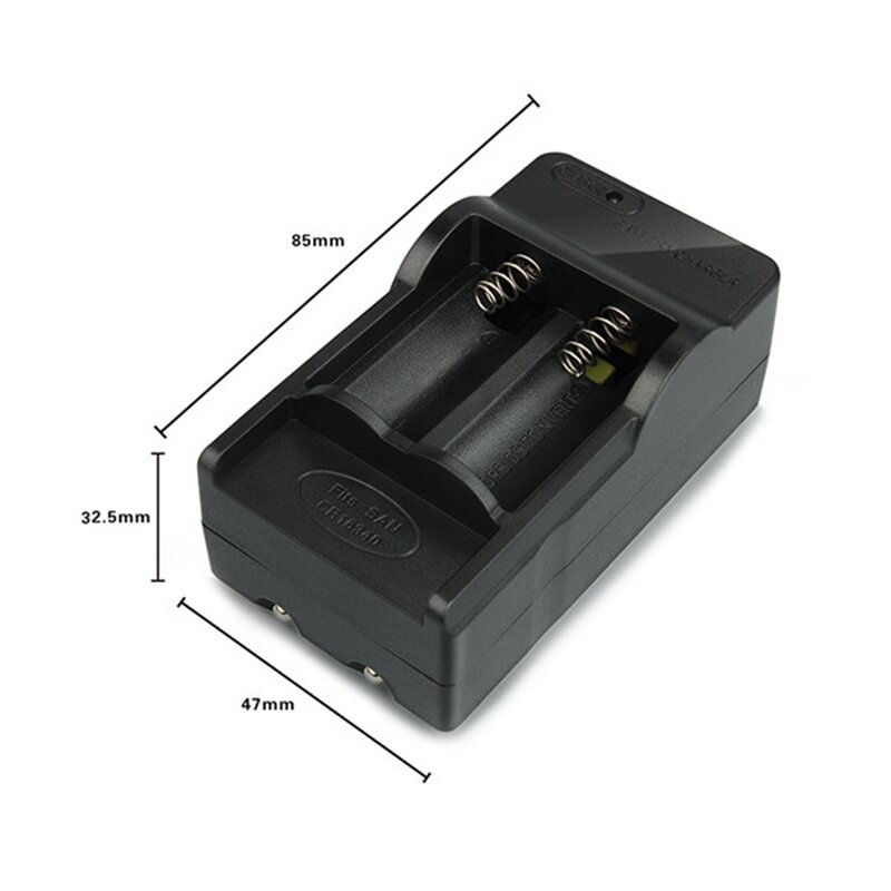 Универсальный штекер gtf ICH, регулируемый, 16340, две батареи, зарядка до 3,7 В 16340, зарядное устройство, li-ion