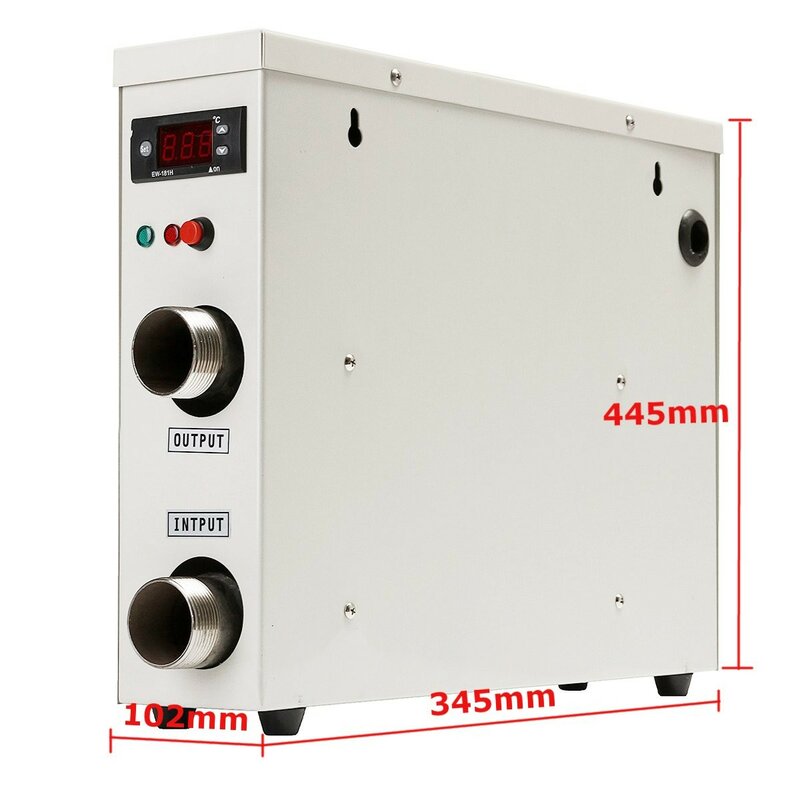 11KW 220V Water Heater Electric Digital Water Heater Thermostat untuk Kolam Renang SPA Hot Tub Air Mandi Pemanas Air panas