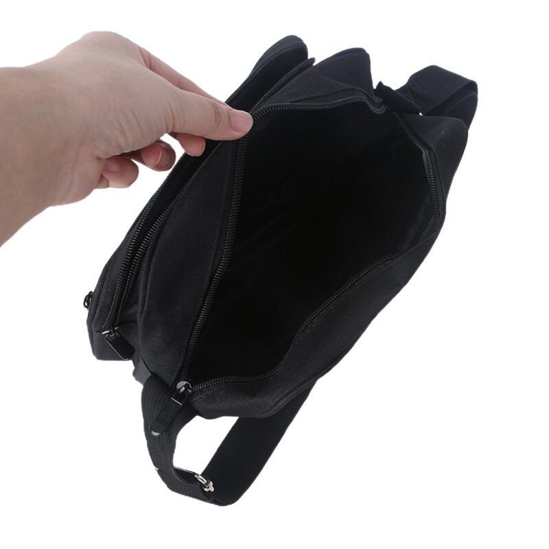 24x18.5x12cm borsa per attrezzi in tela borsa a tracolla resistente all'usura borsa per attrezzi per elettricista multifunzionale 600D Dacron Satchel 85AC