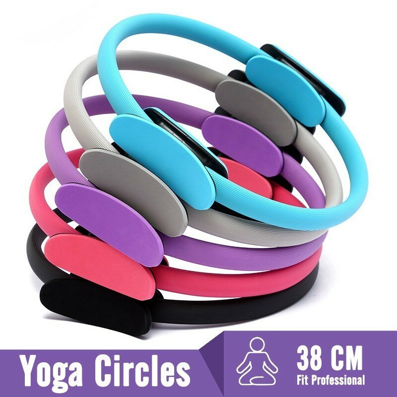 Profissional yoga círculo pilates esporte mágico anel feminino resistência cinética fitness círculo ginásio treino pilates acessórios