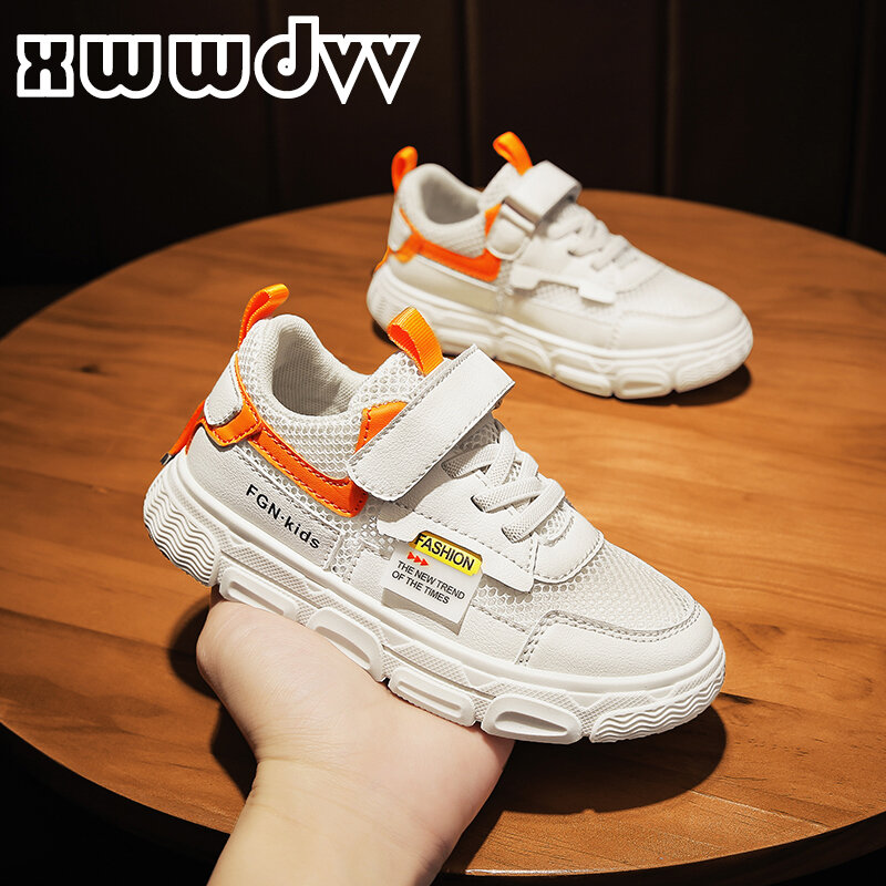 XWWDVV детская обувь сетчатые Дышащие Детские кроссовки с мягкой резиновой подошвой для мальчиков и девочек уличные ботинки для бега товары д...