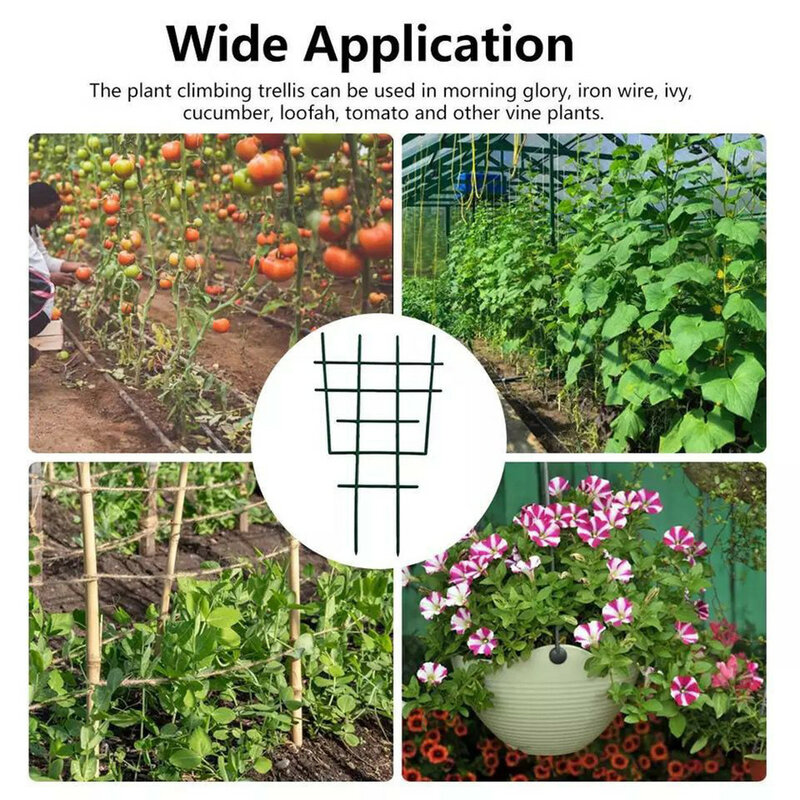 Решетки для подъема растений, садовые пластиковые мини-решетки для горшечных растений «сделай сам», 2 шт.