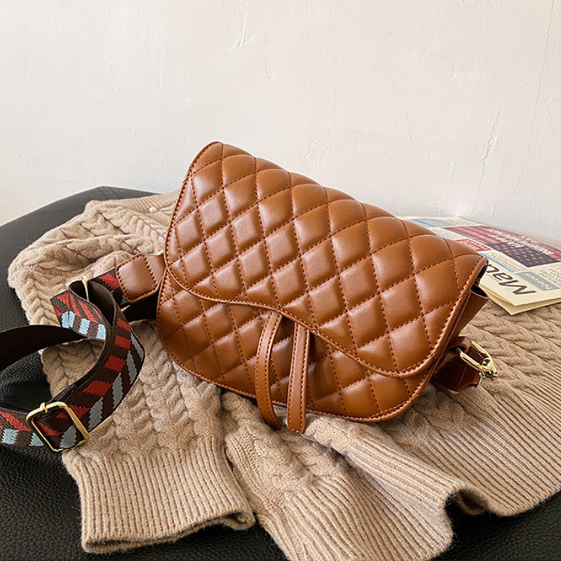 المرأة السرج حقيبة الإناث عادية الكتف حقائب كروسبودي عالية الجودة بولي Pu حقيبة يد جلدية 2021 حقائب كروسبودي للنساء