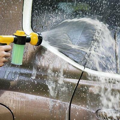 Jet Water Foam Blaster Gun High Pressure Multifunction Jet Spray Gun Soap Dispenser Hose Nozzle Car Wash Cleaning Tool Garden