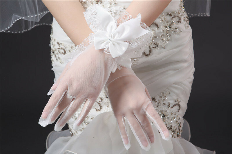 مطابقة حزمة الحجاب قفازات تنورة اكسسوارات ثلاث قطع اكسسوارات الزفاف.