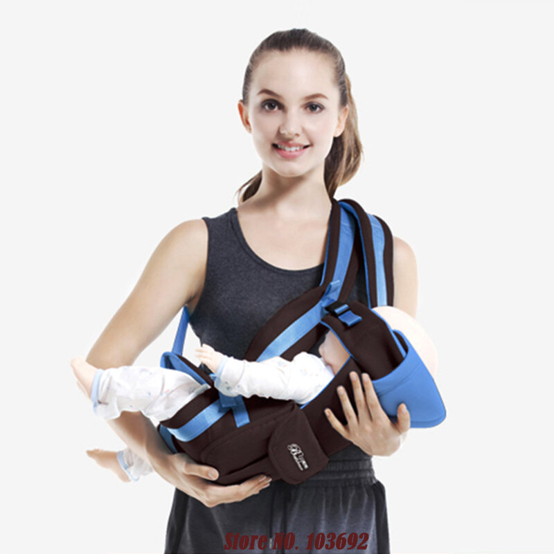 Ergonômico portador de bebê 0-30 meses respirável frente enfrentando 4 em 1 infantil confortável estilingue mochila bolsa envoltório bebê canguru novo