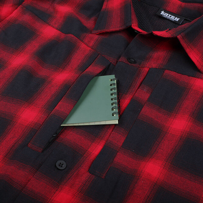 Bacraft-camisa táctica a cuadros TRN, camisa de manga larga transpirable de combate táctico para ir al trabajo, primavera y otoño