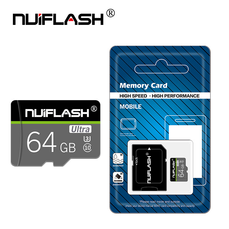 Micro sd карта памяти, класс 10, 4 ГБ, 8 ГБ, 16 ГБ, 32 ГБ, 64 ГБ, 128 ГБ