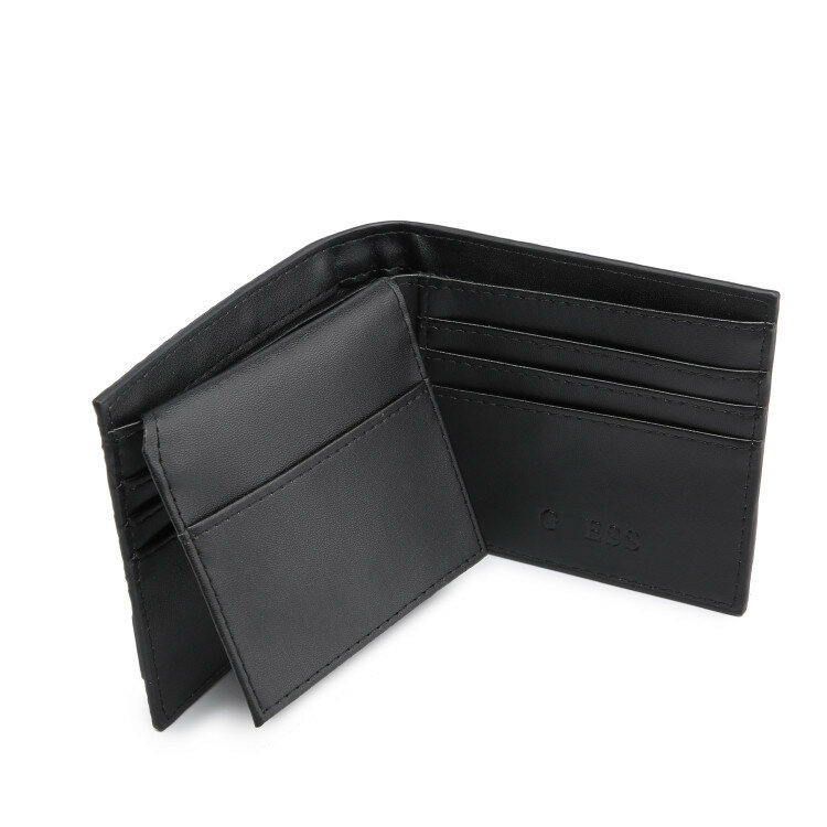 Carteira da marca do couro da camada superior, carteira de couro de alta qualidade, caixa de presente gratuita do designer de luxo walletr