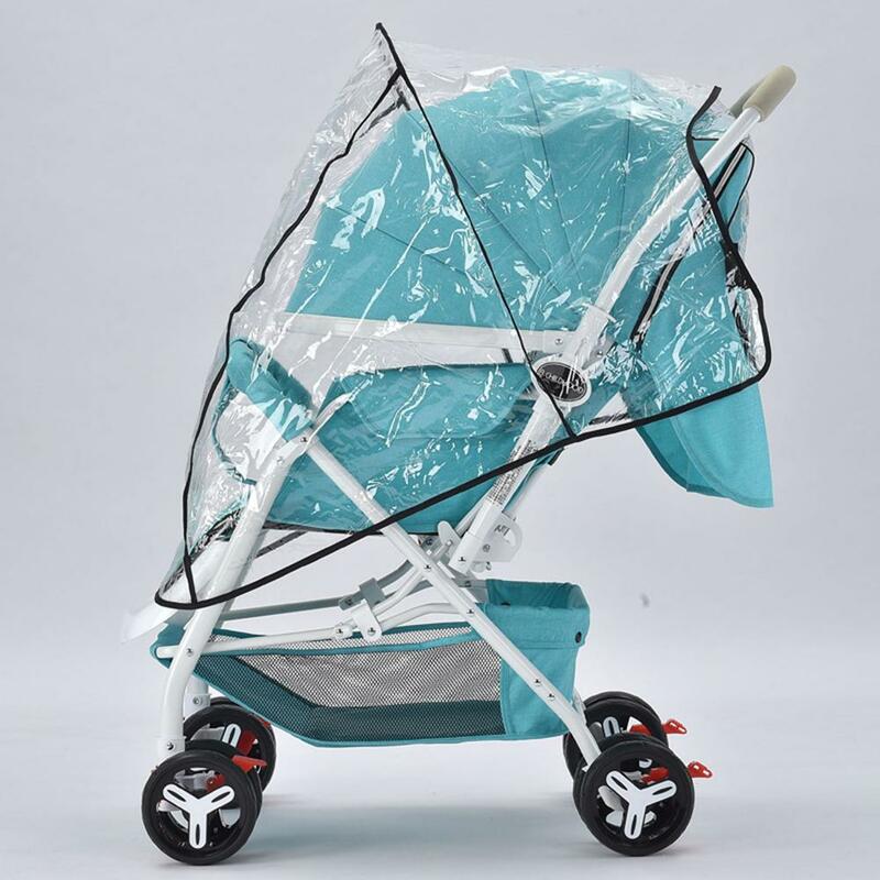 Kuulee Universal cochecito lluvia cubierta impermeable bebé de lluvia a prueba de polvo a prueba de nieve y viento escudo para cochecitos Buggys