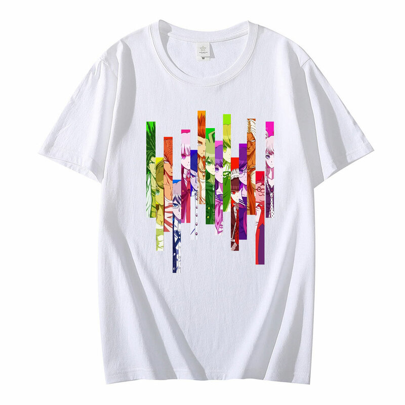 Danganronpa-Camiseta fundida completa para hombre, camisetas divertidas de manga corta, ropa de Humor, productos personalizados