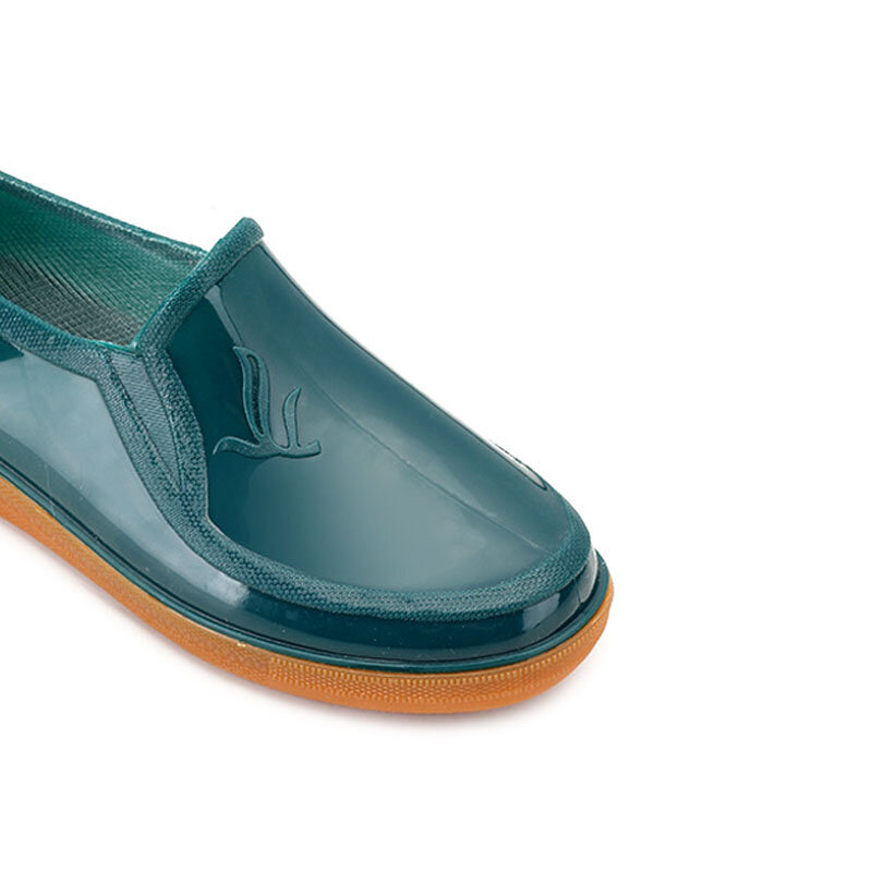 Sepatu Bot Hujan Baru Sepatu Bot Hujan Wanita Musim Dingin Antiselip Sepatu Hujan Dangkal Sepatu Kerja Taman Lampu Karet Galoshes Tahan Air Anak Perempuan Kasual