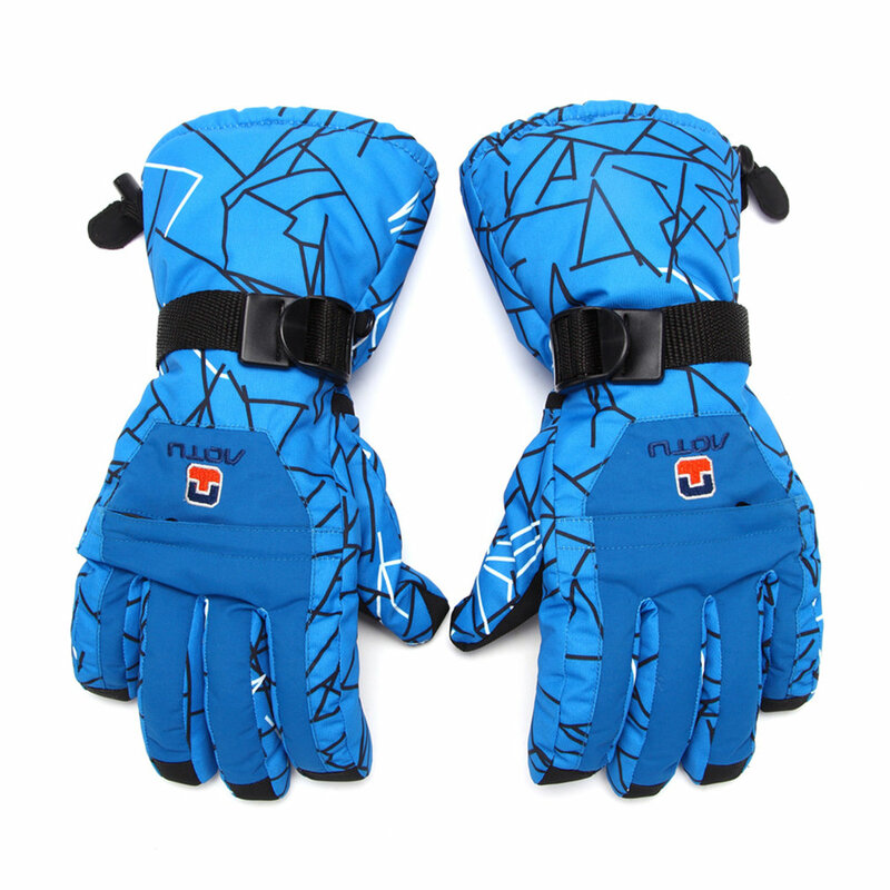 Offre Spéciale coupe-vent imperméable hiver gants de Ski hommes hiver neige Ski cyclisme Cycle gants Sports de plein air thermique Guantes #3