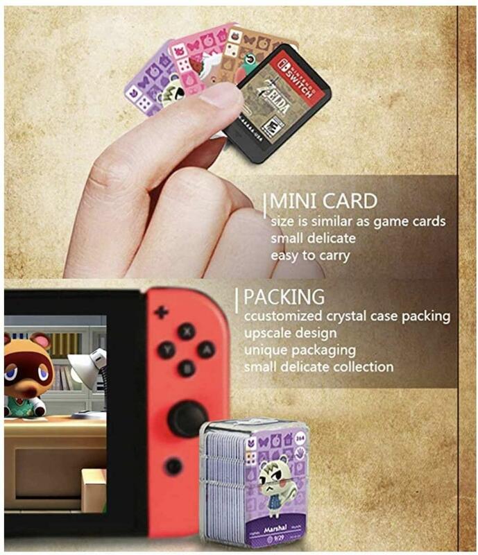 24 sztuk = 1 zestaw dla zwierząt Croxxing karty Mini karty rozmiar 31mm x 21mm nowy Horizon NFC karty do gry praca dla przełącznik NS WIIU ACNH