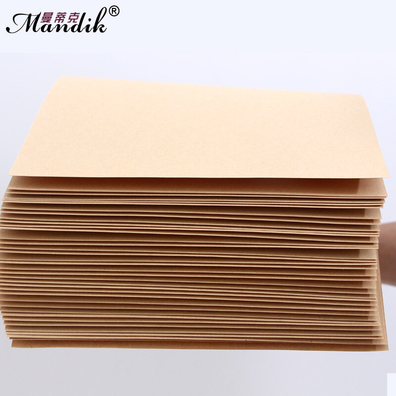 100 folhas 180gsm papel de embalagem marrom a4 papelão papel de artesanato
