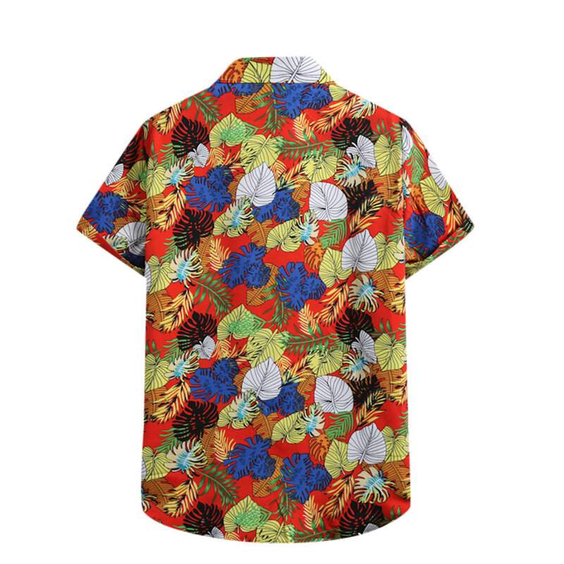 60 # T-shirt Tops de Verão T Da Forma dos homens Casual T-shirt Havaiano Flor T-shirt Camisa de Manga Curta Respirável Футболка Оверсайз