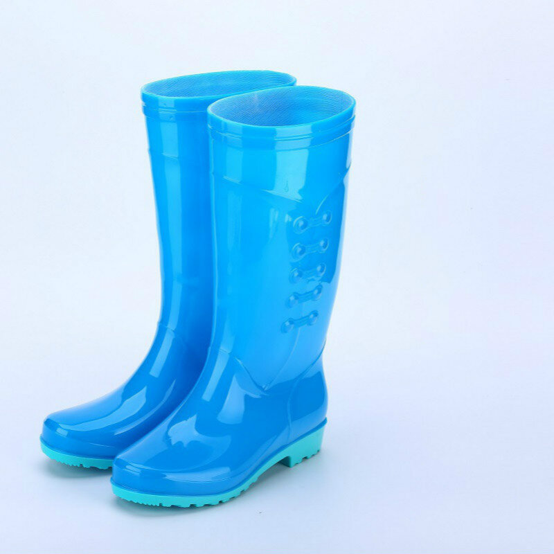 Botas de lluvia de media pantorrilla para mujer, zapatos cortos impermeables de goma para trabajo al aire libre, zapatos de jardín impermeables, antideslizantes, 2021,