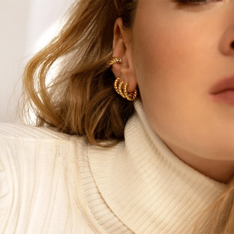 Aide – boucles d'oreilles tendance pour femmes, bijoux de fête, couleur argent Sterling 2021, or, 925
