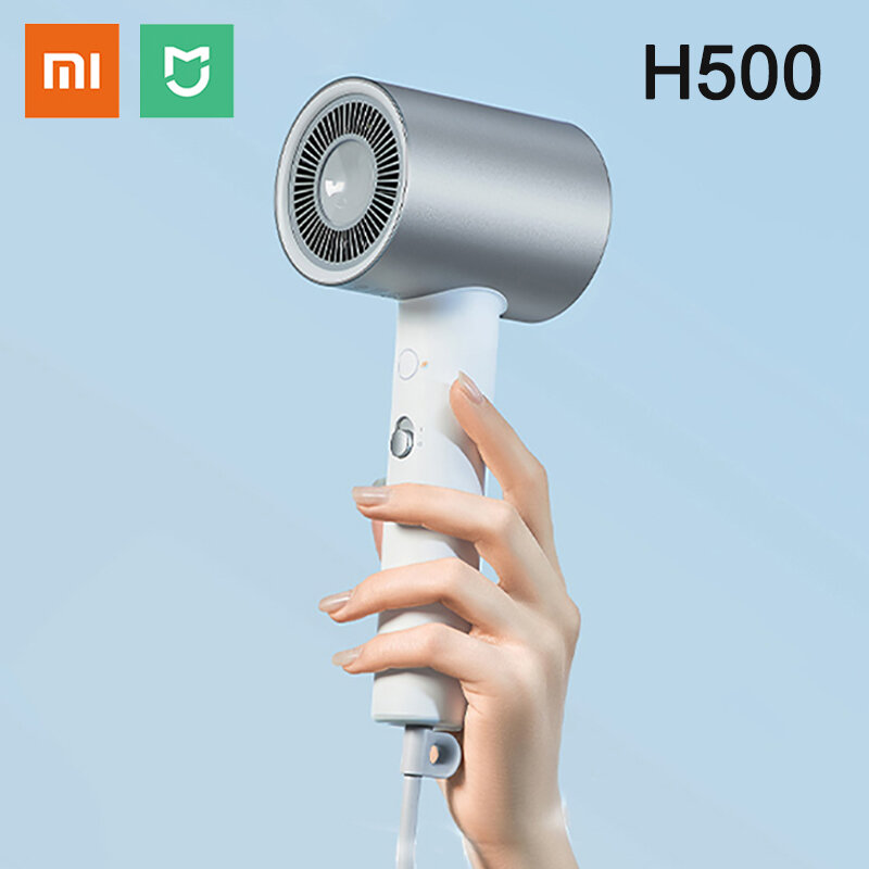 Xiaomi Mijia воды литий-ионный фен H500 двойной ионный Уход за волосами горячего воздуха и холодного воздуха Ветер Вентилятор контроль температуры...