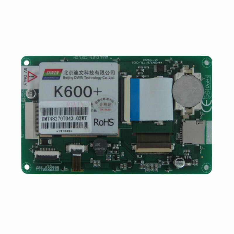 Moduł LCD DWIN 4.3 cala 480*272 rozdzielczość UART HMI i inteligentny wyświetlacz DMT48270T043_02WT