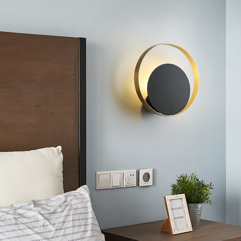 Нордический Новый светильник для интерьера, лампа на голову для спальни, кровати, гостиной, настсветильник ное освещение, светодиодное осве...
