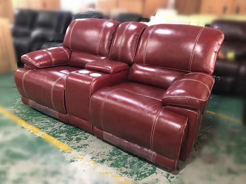 electric recliner relax massage swivel rocking chair theater living room Sofa bed functional genuine leather couch Nordic modern