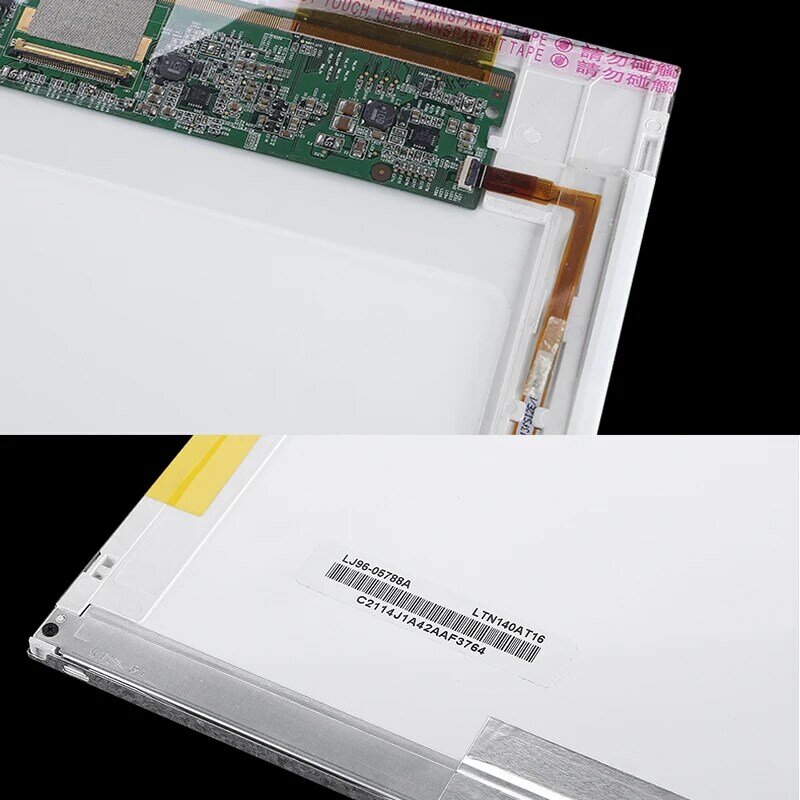 Tela lcd de laptop de 14 polegadas lp 1366x768, para lenovo g460, g470, g480, y450, b460, b590, e430, z470, tela lcd com falhas