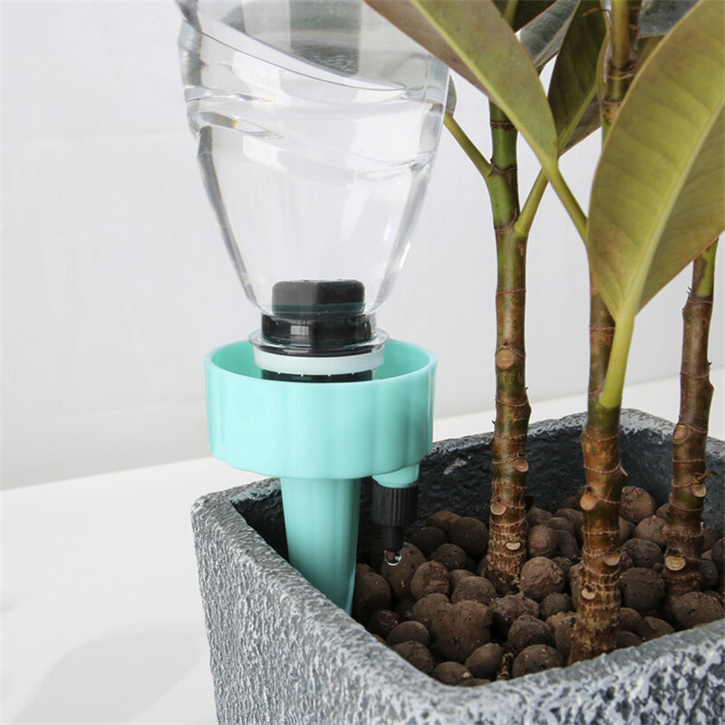 12 pces/6 pces kits de rega automática waterers irrigação por gotejamento planta interior rega dispositivo planta jardim gadgets criativo