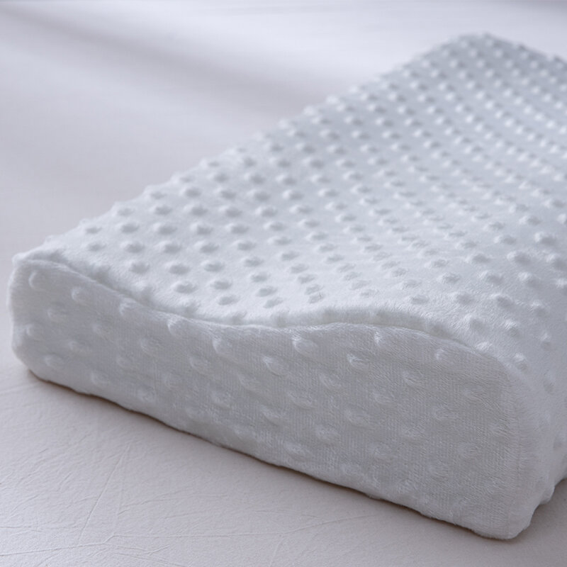 Alanna 01-almohada de cama de espuma viscoelástica, protección para el cuello, almohada de maternidad con forma de rebote lento para dormir, almohadas ortopédicas de 50x30CM