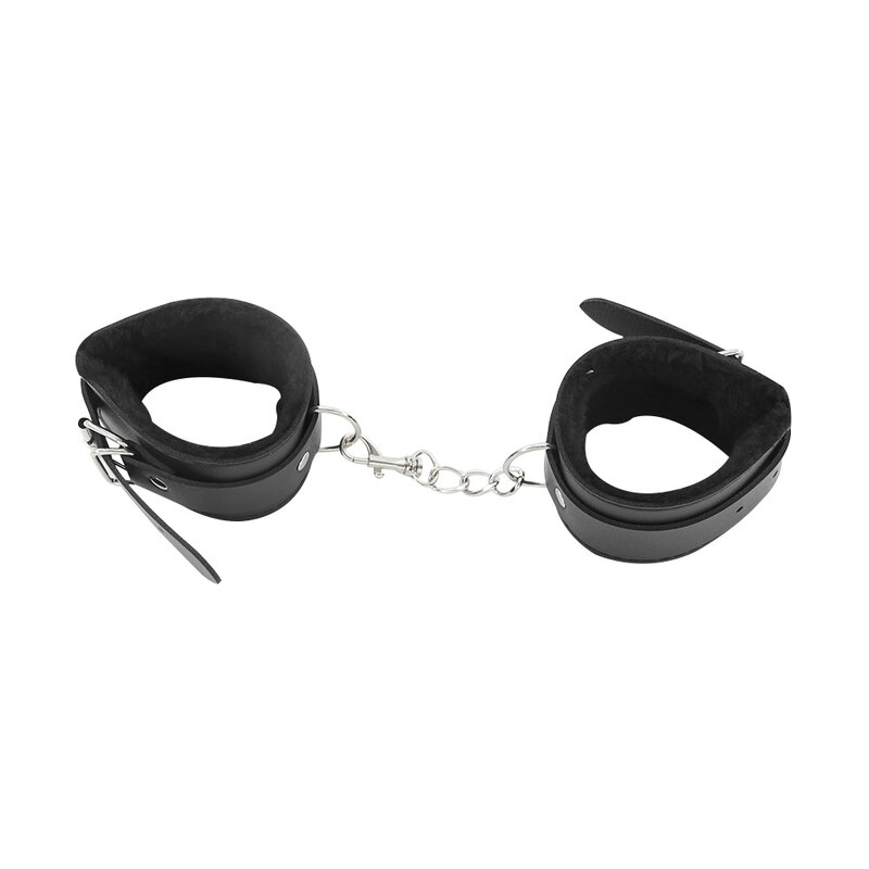 EXVOID Plush Hand Cuffs Erotic SM Restraints Ankle Cuff Slave Handcuffs BDSM Bondage Eye patch Mask Sex Toy for Couples