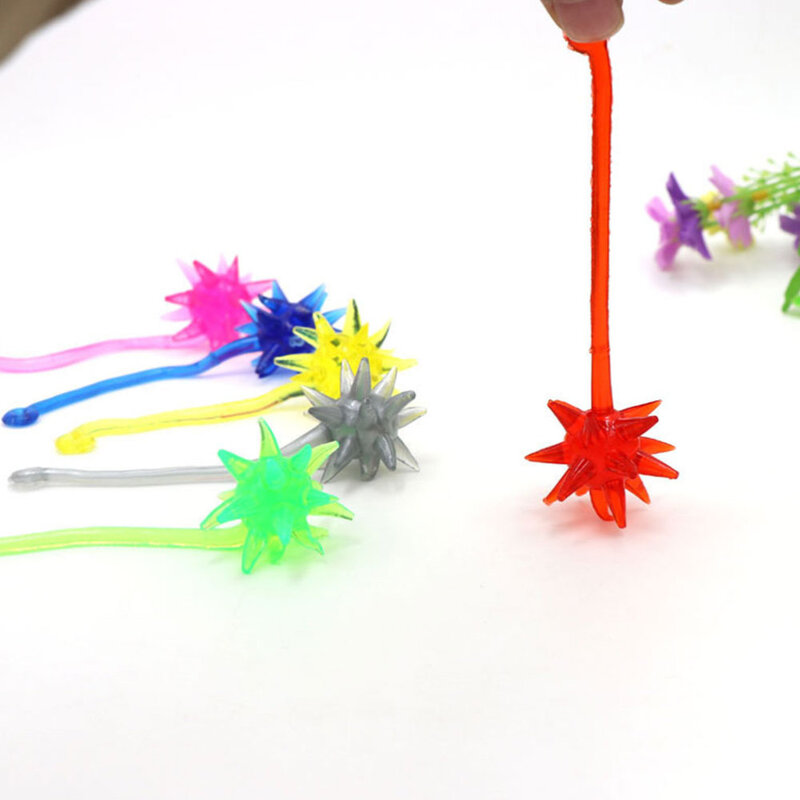 30 sztuk dzieci rozciągliwe lepkie zabawki dzieci śmieszne lepkie zabawki lepkie Meteor młotek zabawki (losowy kolor)