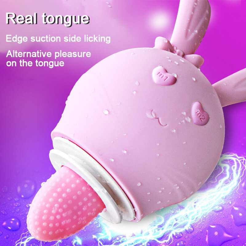 Vibrateur de Clitoris Portable pour femme, Masturbation, jouet sexuel réaliste pour succion de la langue