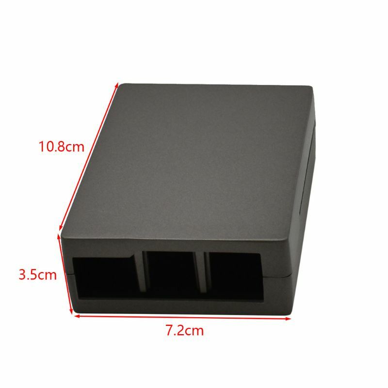 Aluminum Copper Case Metal Enclosure Cover Shell for Raspberry Pi 3/2 Model B/B+ Raspberry Protective Case with Some Accessory