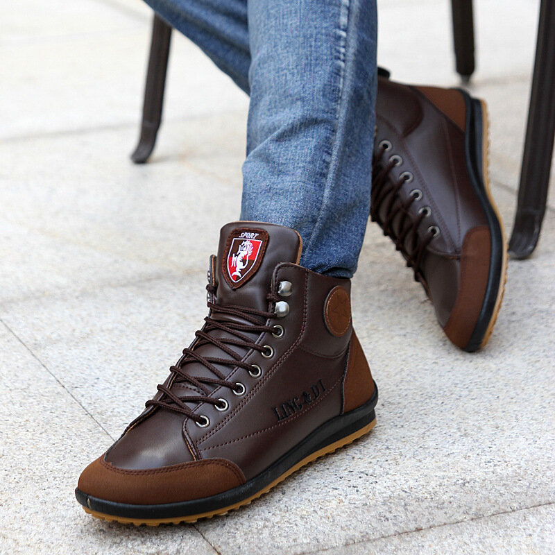 Туфли-оксфорды мужские кожаные, модная повседневная Уличная обувь в британском стиле, на шнуровке, XX9816Sa, Осень-зима